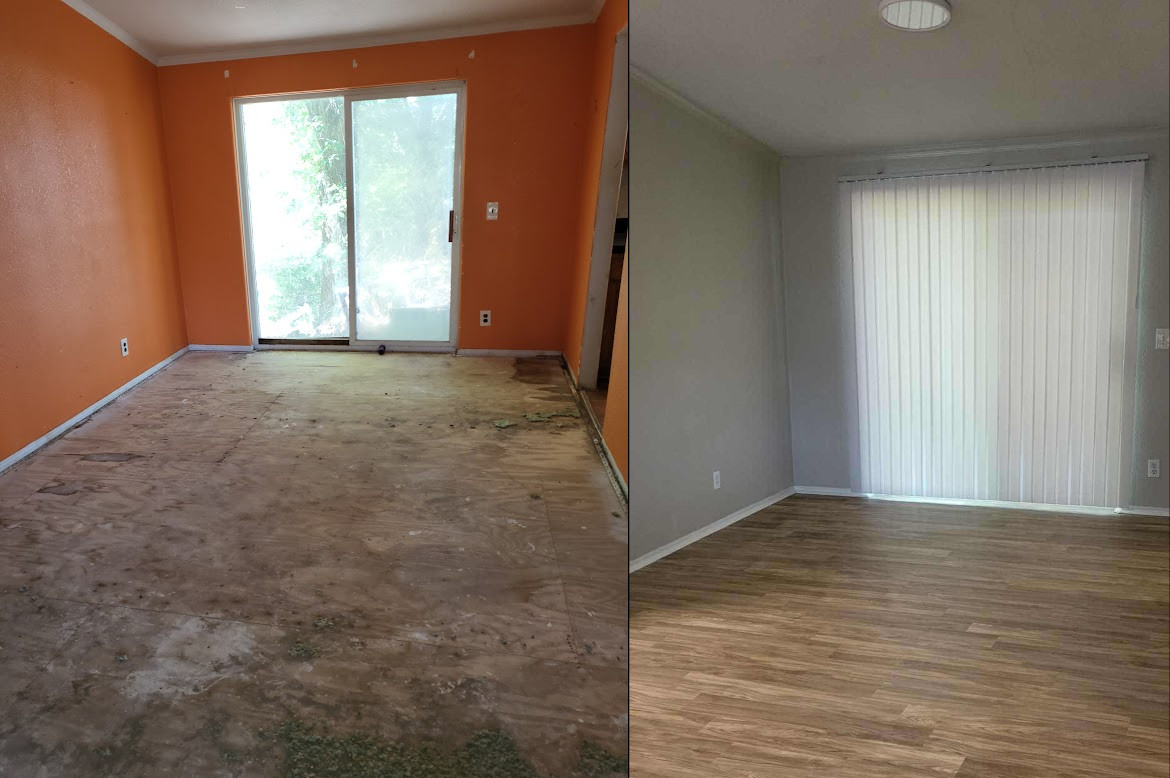 Dining Room: Before and After